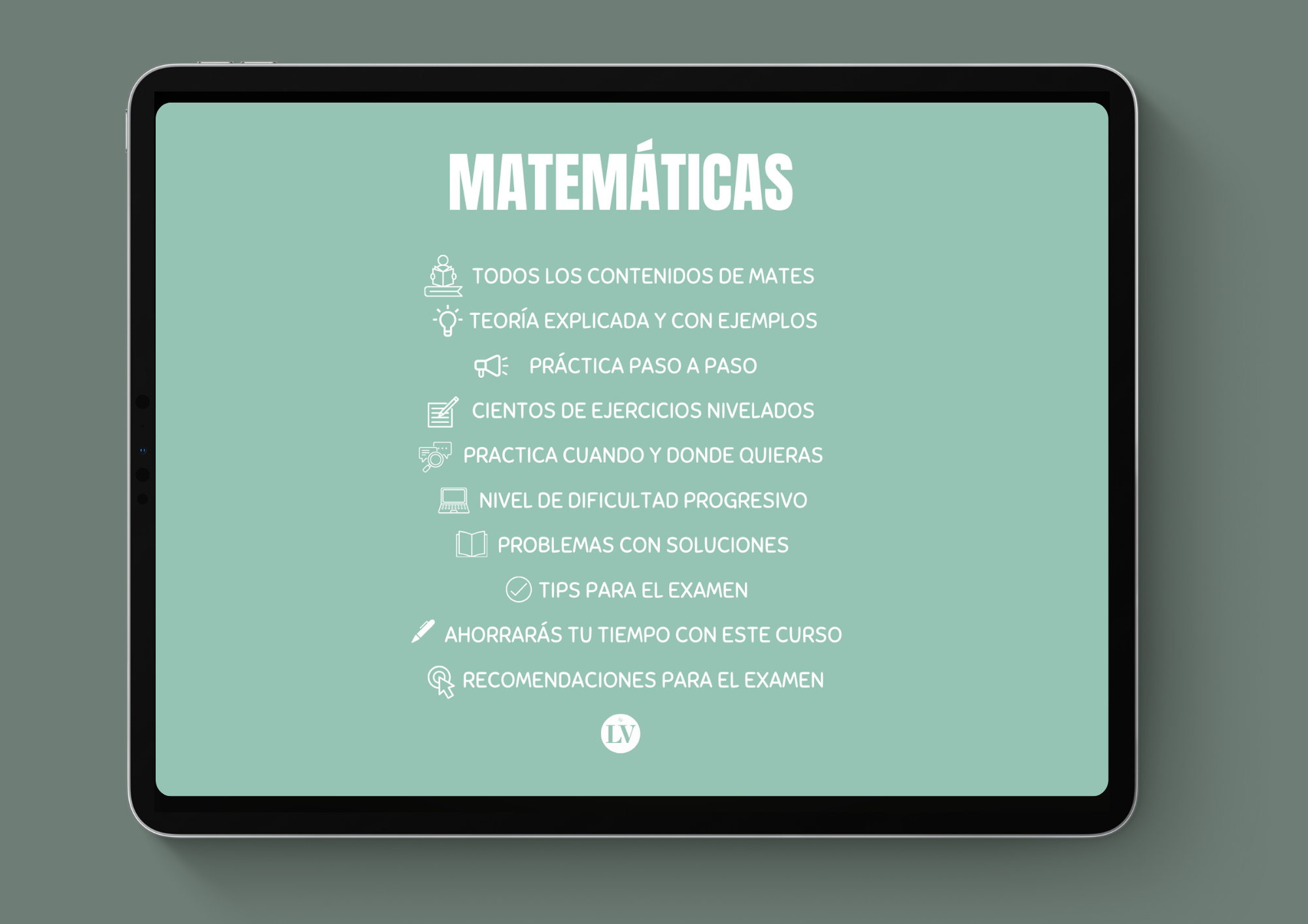 Curso Matemáticas - Reverso